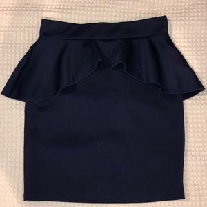 Charlotte Russe Peplum Skirt